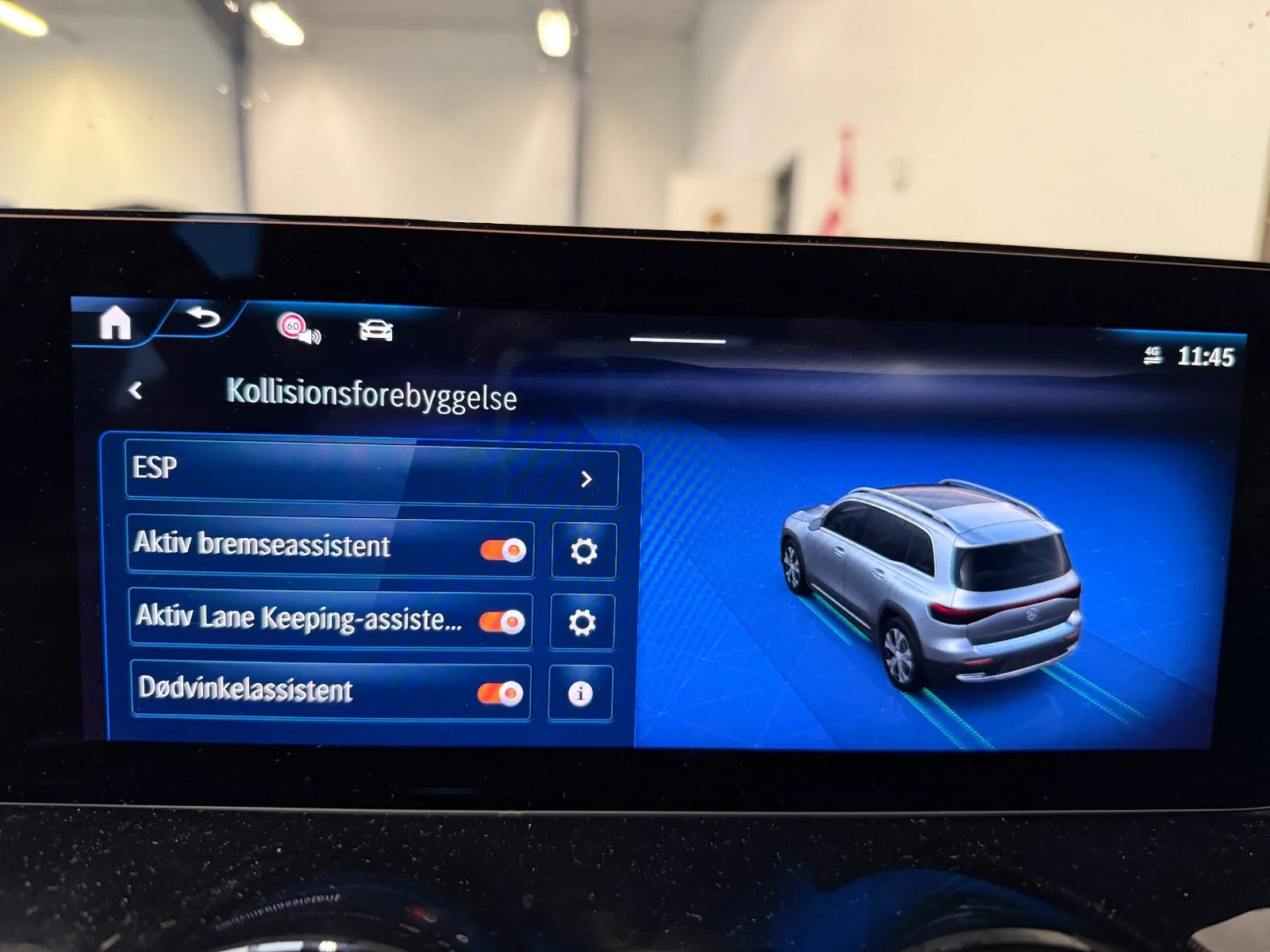 Mercedes EQB Sikkerhed