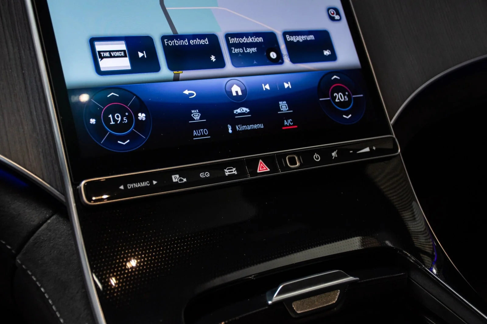 Mercedes EQE SUV Komfort og Digital Assistance